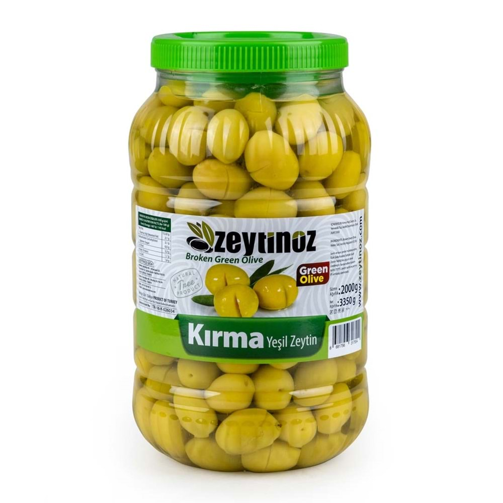 YEŞİL ZEYTİN KIRMA 2 KG